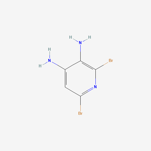 1121583-59-2 2,6-dibromopyridine-3,4-diamine chemical structure