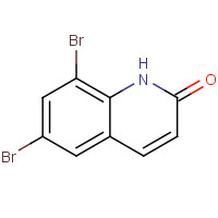 116632-34-9 6,8-dibromo-1H-quinolin-2-one chemical structure