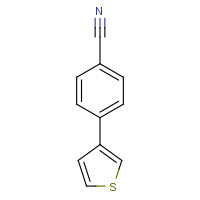 172507-33-4 4-thiophen-3-ylbenzonitrile chemical structure