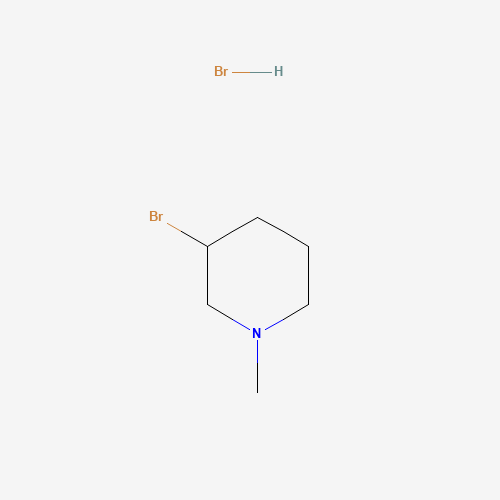 13617-02-2 3-bromo-1-methylpiperidine;hydrobromide chemical structure
