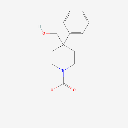 158144-85-5 tert-butyl 4-(hydroxymethyl)-4-phenylpiperidine-1-carboxylate chemical structure