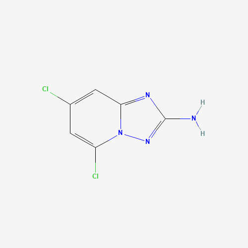 1124383-04-5 5,7-dichloro-[1,2,4]triazolo[1,5-a]pyridin-2-amine chemical structure