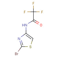 59134-90-6 N-(2-bromo-1,3-thiazol-4-yl)-2,2,2-trifluoroacetamide chemical structure
