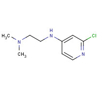 63764-11-4 N-(2-chloropyridin-4-yl)-N',N'-dimethylethane-1,2-diamine chemical structure
