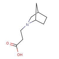933735-39-8 3-(3-azabicyclo[2.2.1]heptan-3-yl)propanoic acid chemical structure