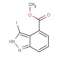 885521-54-0 methyl 3-iodo-2H-indazole-4-carboxylate chemical structure