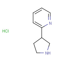 1198416-89-5 2-pyrrolidin-3-ylpyridine;hydrochloride chemical structure