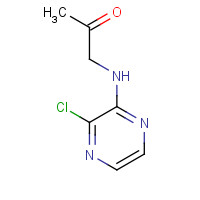 76537-37-6 1-[(3-chloropyrazin-2-yl)amino]propan-2-one chemical structure