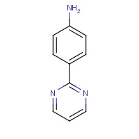 69491-57-2 4-pyrimidin-2-ylaniline chemical structure
