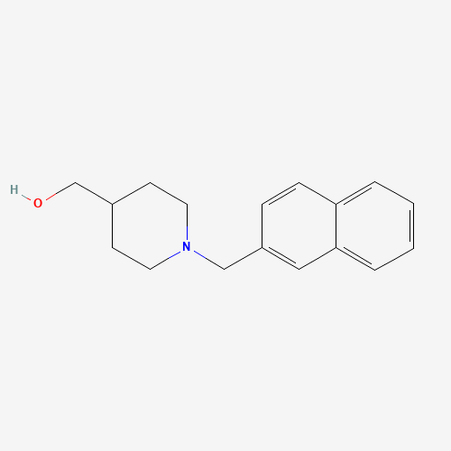 138030-59-8 [1-(naphthalen-2-ylmethyl)piperidin-4-yl]methanol chemical structure