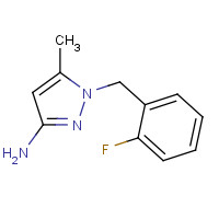 925146-07-2 1-[(2-fluorophenyl)methyl]-5-methylpyrazol-3-amine chemical structure