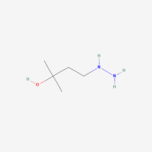 432509-15-4 4-hydrazinyl-2-methylbutan-2-ol chemical structure