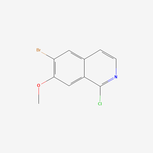 758710-74-6 6-bromo-1-chloro-7-methoxyisoquinoline chemical structure