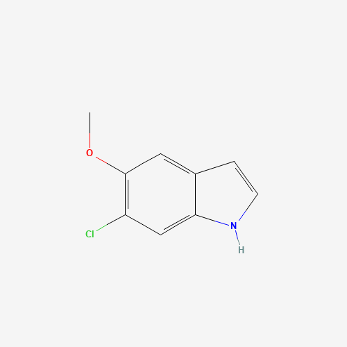 63762-72-1 6-chloro-5-methoxy-1H-indole chemical structure