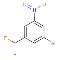 1261670-78-3 1-bromo-3-(difluoromethyl)-5-nitrobenzene chemical structure