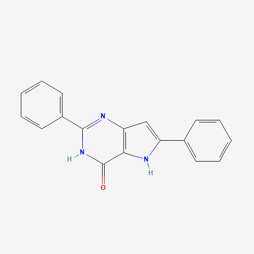 237435-24-4 2,6-diphenyl-1,5-dihydropyrrolo[3,2-d]pyrimidin-4-one chemical structure