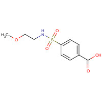 716358-47-3 4-(2-methoxyethylsulfamoyl)benzoic acid chemical structure