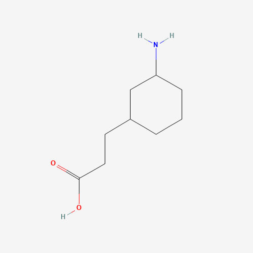 90950-14-4 3-(3-aminocyclohexyl)propanoic acid chemical structure