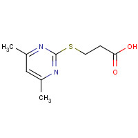 247225-29-2 3-(4,6-dimethylpyrimidin-2-yl)sulfanylpropanoic acid chemical structure