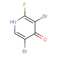 54929-38-3 3,5-dibromo-2-fluoro-1H-pyridin-4-one chemical structure