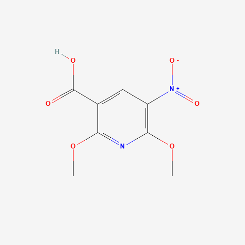 685879-38-3 2,6-dimethoxy-5-nitropyridine-3-carboxylic acid chemical structure