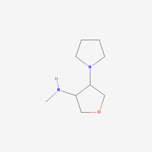 1215672-25-5 N-methyl-4-pyrrolidin-1-yloxolan-3-amine chemical structure