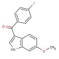 1390645-04-1 (4-iodophenyl)-(6-methoxy-1H-indol-3-yl)methanone chemical structure