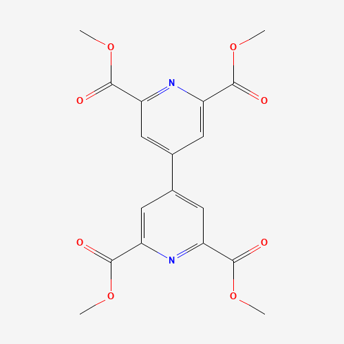 124558-62-9 dimethyl 4-[2,6-bis(methoxycarbonyl)pyridin-4-yl]pyridine-2,6-dicarboxylate chemical structure