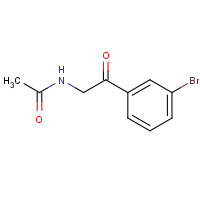 1448871-81-5 N-[2-(3-bromophenyl)-2-oxoethyl]acetamide chemical structure