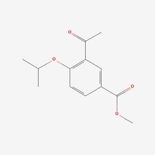 259147-67-6 methyl 3-acetyl-4-propan-2-yloxybenzoate chemical structure