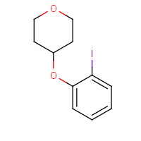 906352-70-3 4-(2-iodophenoxy)oxane chemical structure
