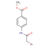 172839-52-0 methyl 4-[(2-bromoacetyl)amino]benzoate chemical structure