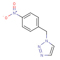 99590-25-7 1-[(4-nitrophenyl)methyl]triazole chemical structure