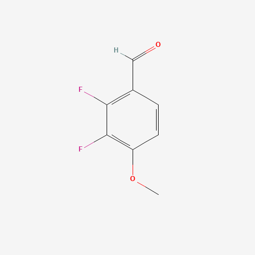 256417-11-5 2,3-difluoro-4-methoxybenzaldehyde chemical structure