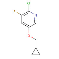 1353776-90-5 2-chloro-5-(cyclopropylmethoxy)-3-fluoropyridine chemical structure
