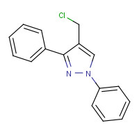 55432-05-8 4-(chloromethyl)-1,3-diphenylpyrazole chemical structure