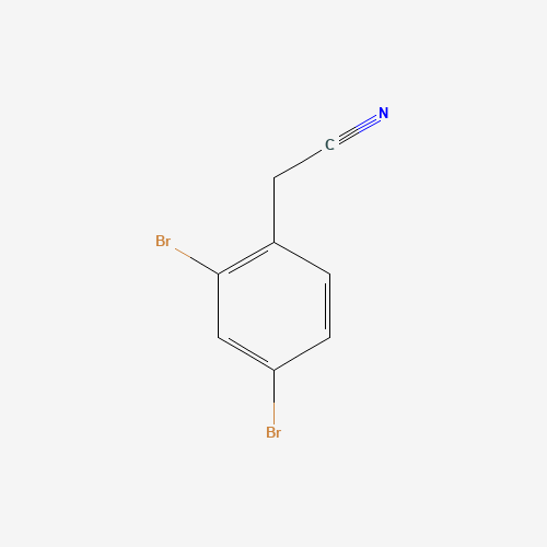 66246-16-0 2-(2,4-dibromophenyl)acetonitrile chemical structure