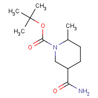 1253200-93-9 tert-butyl 5-carbamoyl-2-methylpiperidine-1-carboxylate chemical structure