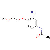 68385-79-5 N-[3-amino-4-(2-methoxyethoxy)phenyl]acetamide chemical structure
