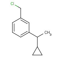 921602-57-5 1-(chloromethyl)-3-(1-cyclopropylethyl)benzene chemical structure