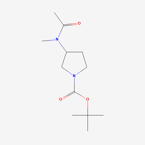 1160938-28-2 tert-butyl 3-[acetyl(methyl)amino]pyrrolidine-1-carboxylate chemical structure