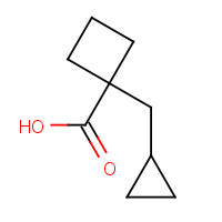 518346-54-8 1-(cyclopropylmethyl)cyclobutane-1-carboxylic acid chemical structure