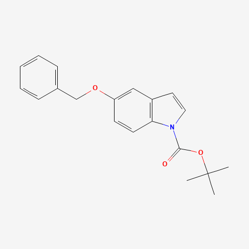 170147-29-2 tert-butyl 5-phenylmethoxyindole-1-carboxylate chemical structure