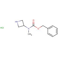 1171130-36-1 benzyl N-(azetidin-3-yl)-N-methylcarbamate;hydrochloride chemical structure