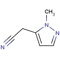 1071814-43-1 2-(2-methylpyrazol-3-yl)acetonitrile chemical structure