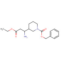 886362-35-2 benzyl 3-(1-amino-3-ethoxy-3-oxopropyl)piperidine-1-carboxylate chemical structure
