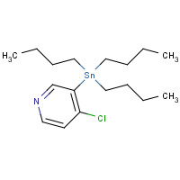 206115-40-4 tributyl-(4-chloropyridin-3-yl)stannane chemical structure