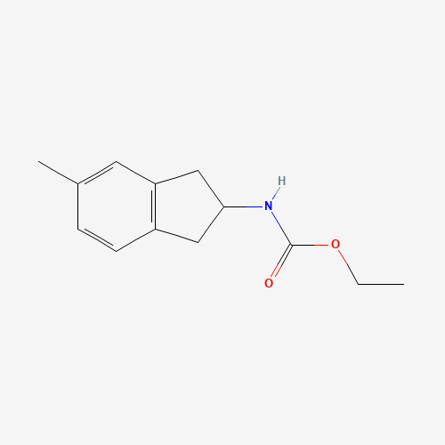 1190890-33-5 ethyl N-(5-methyl-2,3-dihydro-1H-inden-2-yl)carbamate chemical structure