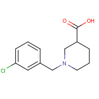 832739-59-0 1-[(3-chlorophenyl)methyl]piperidine-3-carboxylic acid chemical structure