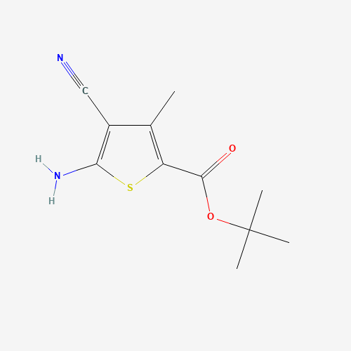 691008-13-6 tert-butyl 5-amino-4-cyano-3-methylthiophene-2-carboxylate chemical structure